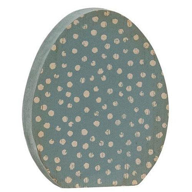 3 Set Chunky Blue Patterned Egg Sitters - The Fox Decor